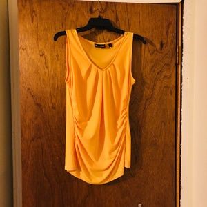 Yellow 7th Avenue New York & Company ruched